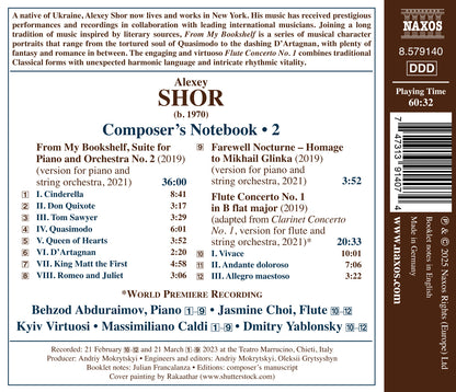 Alexey Shor: Composer's Notebook - Volume 2