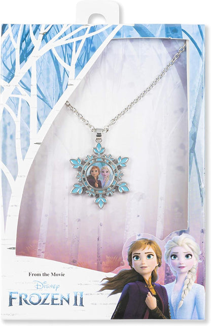 Disney - Frozen II Ana & Elsa Snowflake Multicoloured Enable Costume Necklace