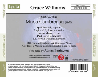 Grace Williams: Missa Cambrensis