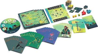 AllPlay Sail Board Game - Co-op Trick Taking Game - 2 Players - 20 Minute Play Time (Sail Base Game