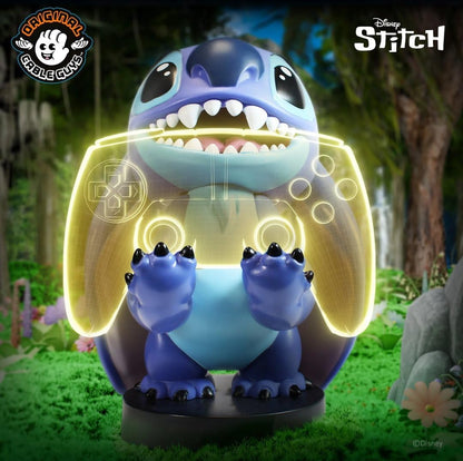 Cable Guys - Disney Smiley Stitch Gaming Accessories Holder & Phone Holder for Most Controller (Xbox, Play Station, Nintendo Switch) & Phone
