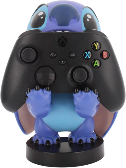 Cable Guys - Disney Smiley Stitch Gaming Accessories Holder & Phone Holder for Most Controller (Xbox, Play Station, Nintendo Switch) & Phone