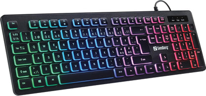 Sandberg 640-32 Tastiera USB QWERTY Nordic Nero