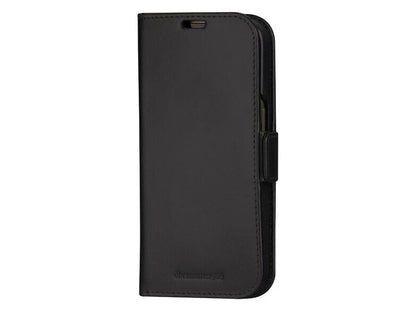 dbramante1928 Lynge, lederen beschermhoes voor iPhone 15, zwart, zwart, Utility
