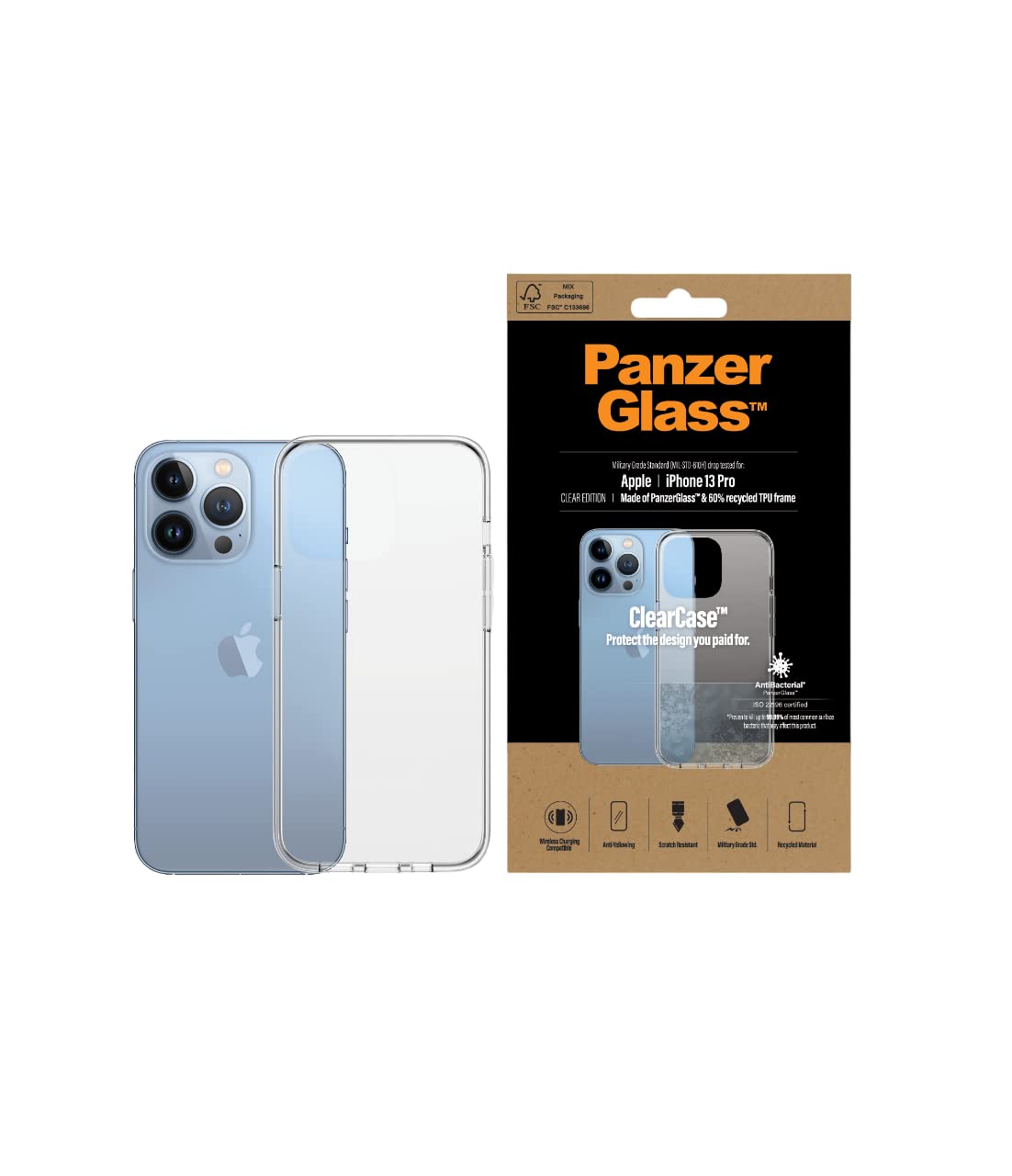 PanzerGlass ® ClearCase iPhone 13 Pro