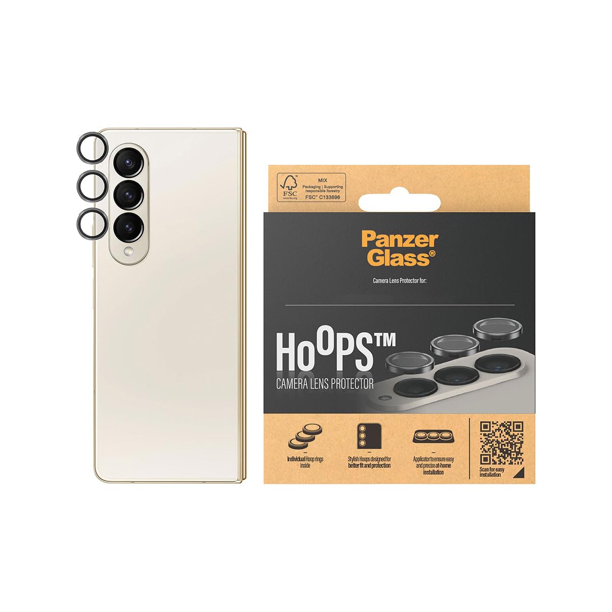 Panzerglass-  Hoops - Lens Protector - Samsung Galaxy Z Fold6