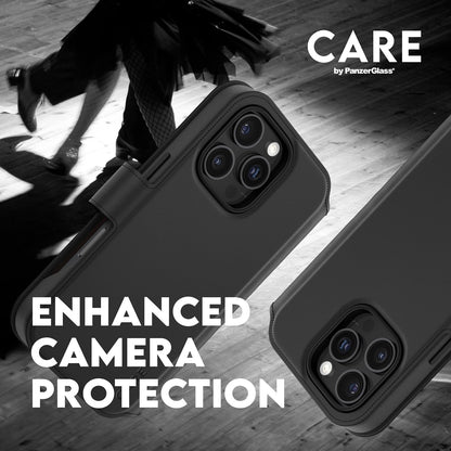 PanzerGlass CARE by ® Feature Case Tango Two-in-One Wallet w. MagSafe iPhone 16 Pro