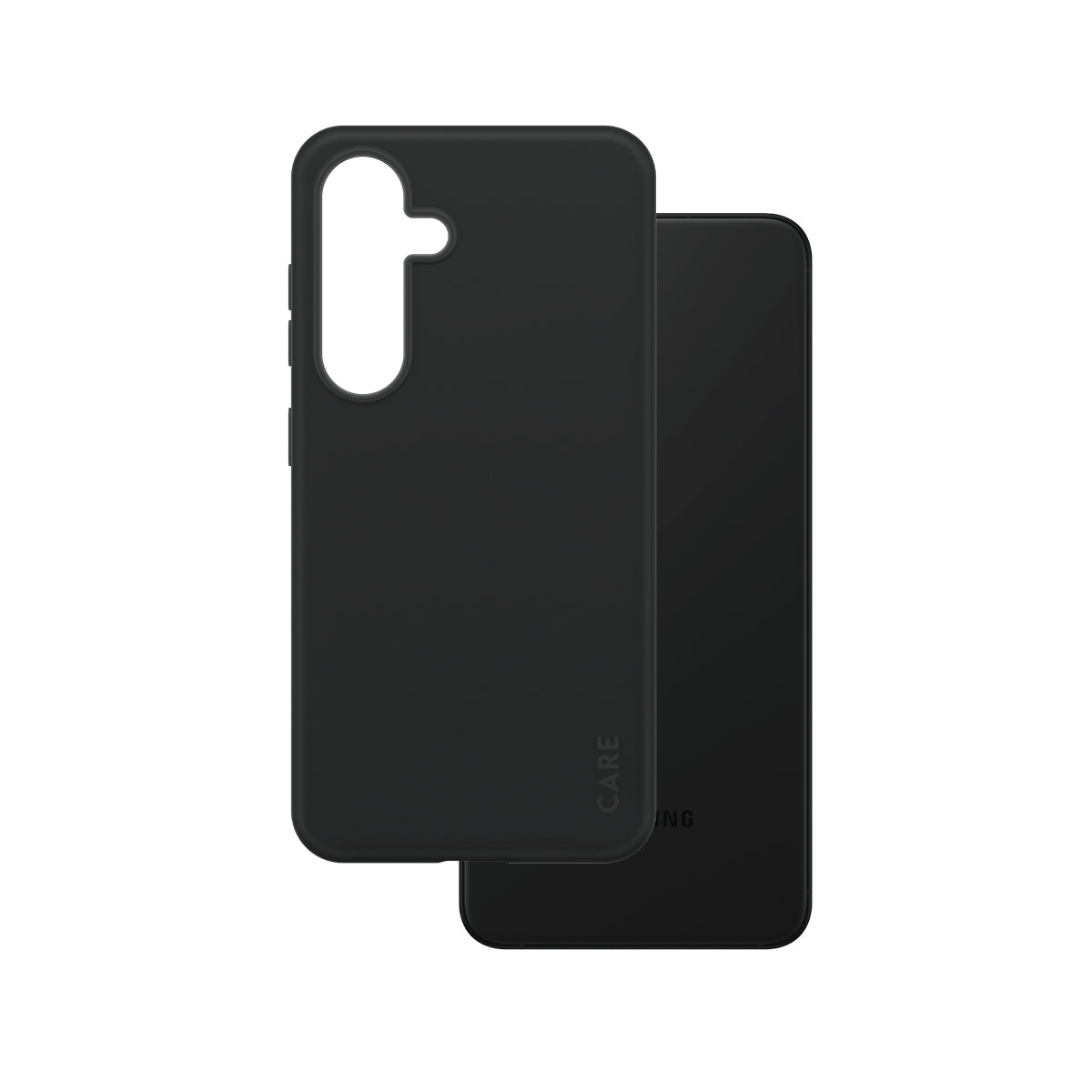 PanzerGlass CARE by ® Fashionable Case Black w. Qi Compatible Samsung Galaxy S24