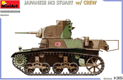 MiniArt 1:35 - Giapponese M3 Stuart con equipaggio