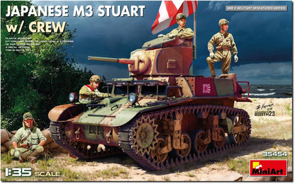 MiniArt 1:35 - Giapponese M3 Stuart con equipaggio