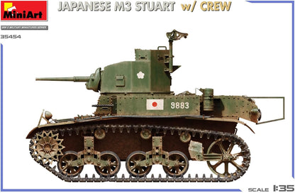 MiniArt 1:35 - Giapponese M3 Stuart con equipaggio