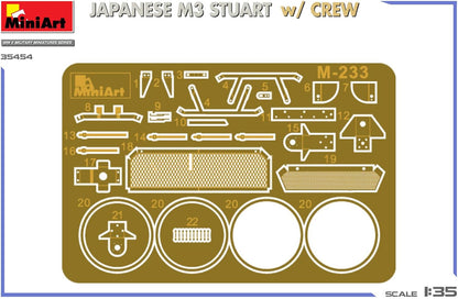 Miniart 1:35 - Japanese M3 Stuart with crew