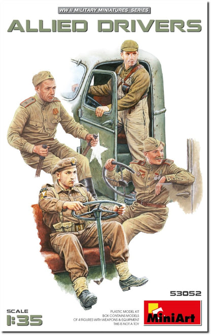 Miniart - allied drivers 1/35 - miniart 53052