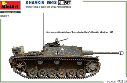 MiniArt 1:35 - Kharkiv 1943 - Tram & Stug III Ausf.G Grande Set