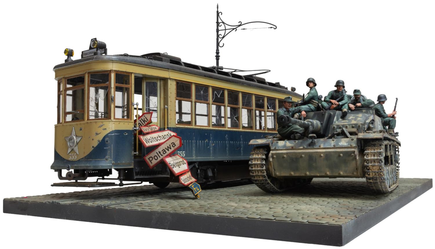 MiniArt 1:35 - Kharkiv 1943 - Tram & Stug III Ausf.G Grande Set