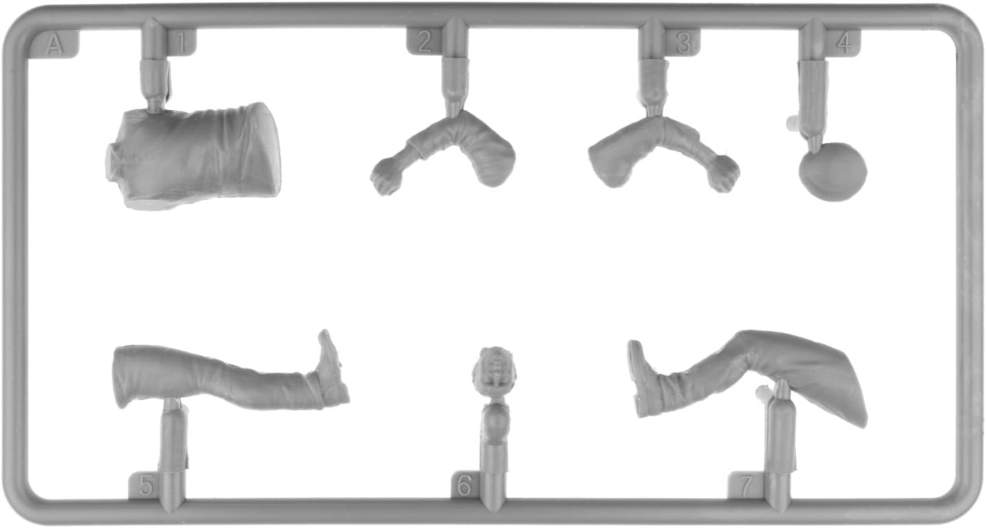 MiniArt 38097 1:35 1:35 - Set di figure per lavoratori edili con accessori (2) – replica fedele all'originale, modellismo, kit di costruzione in plastica, fai da te, hobby, incollaggio, modellismo