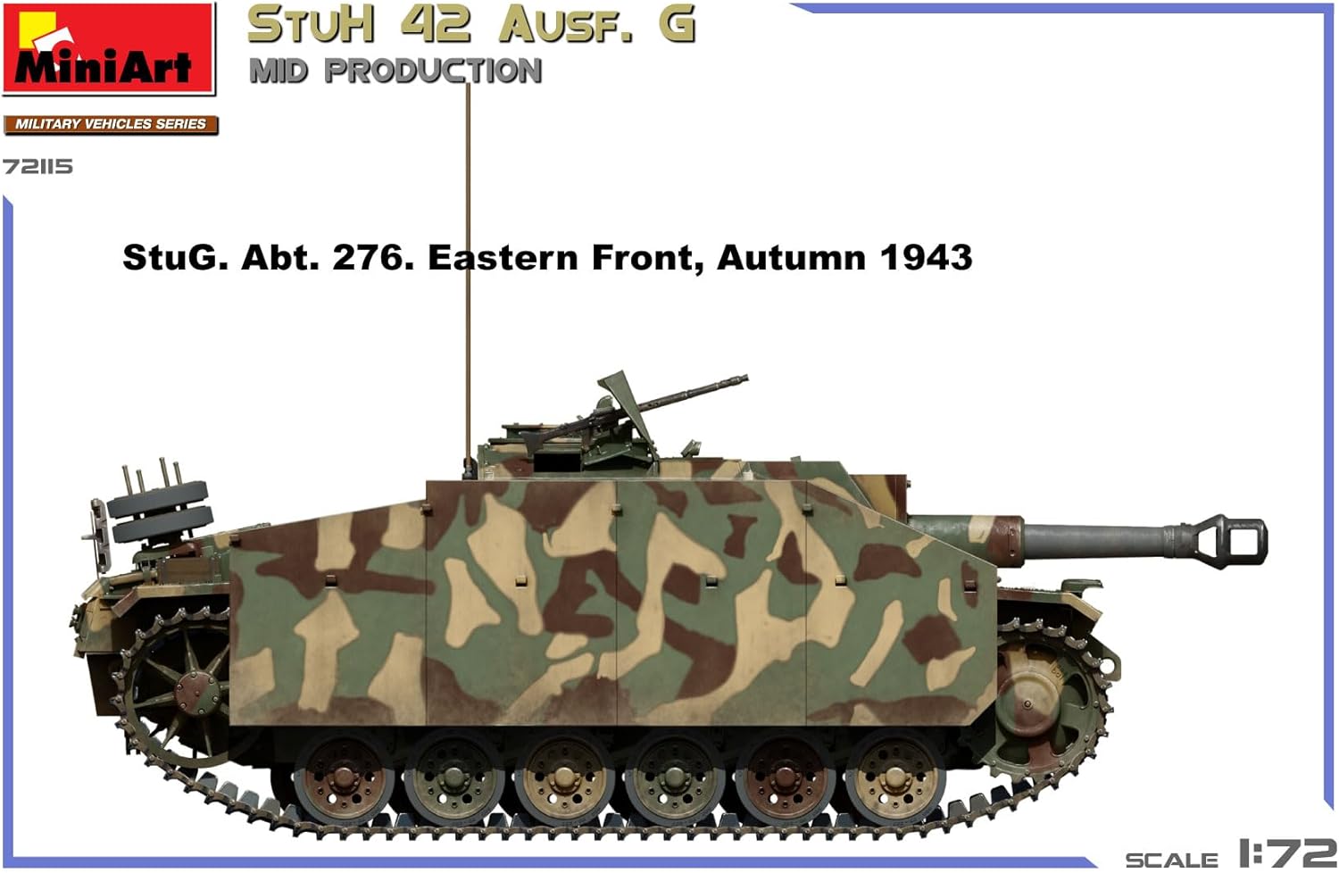Miniart 1:72 - StuH 42 Ausf. G Mid Prod