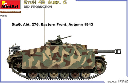 Miniart 1:72 - StuH 42 Ausf. G Mid Prod