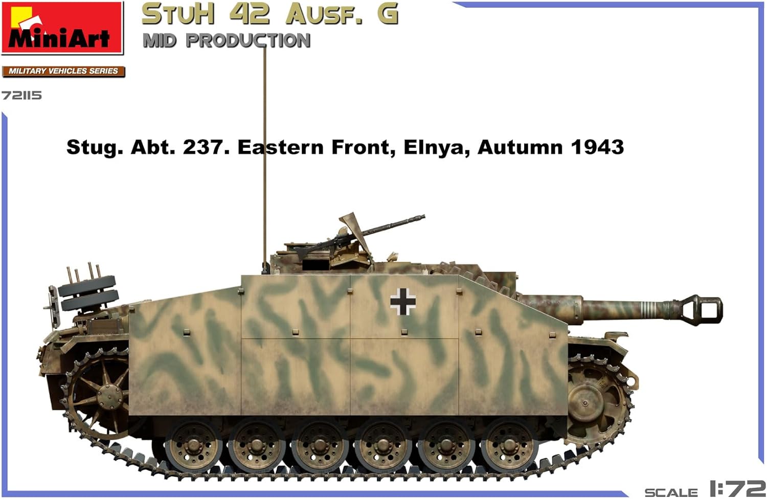 Miniart 1:72 - StuH 42 Ausf. G Mid Prod