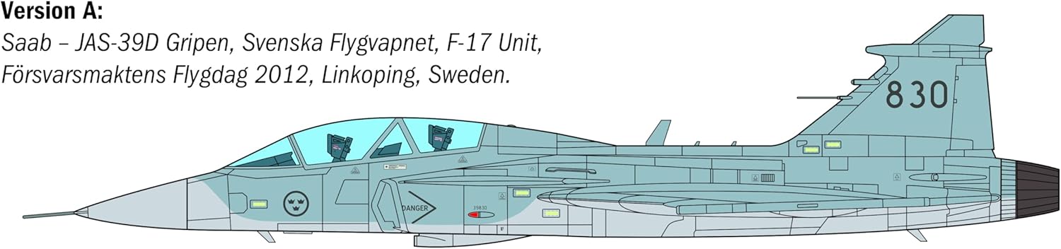 Italeri 1/48 JAS-39 Gripen Twin Seater # 2664