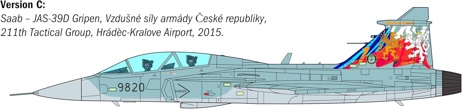 Italeri 1/48 JAS-39 Gripen Twin Seater # 2664