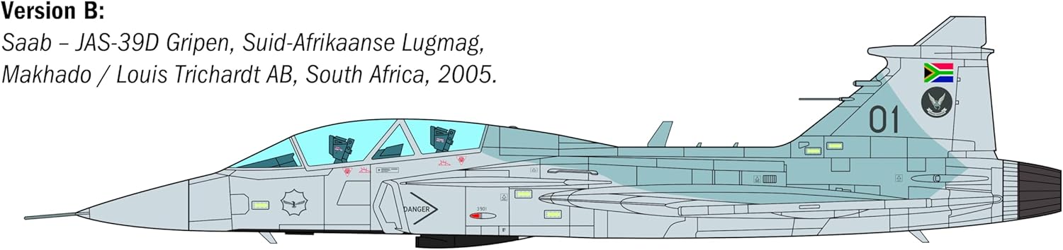 Italeri 1/48 JAS-39 Gripen Twin Seater # 2664