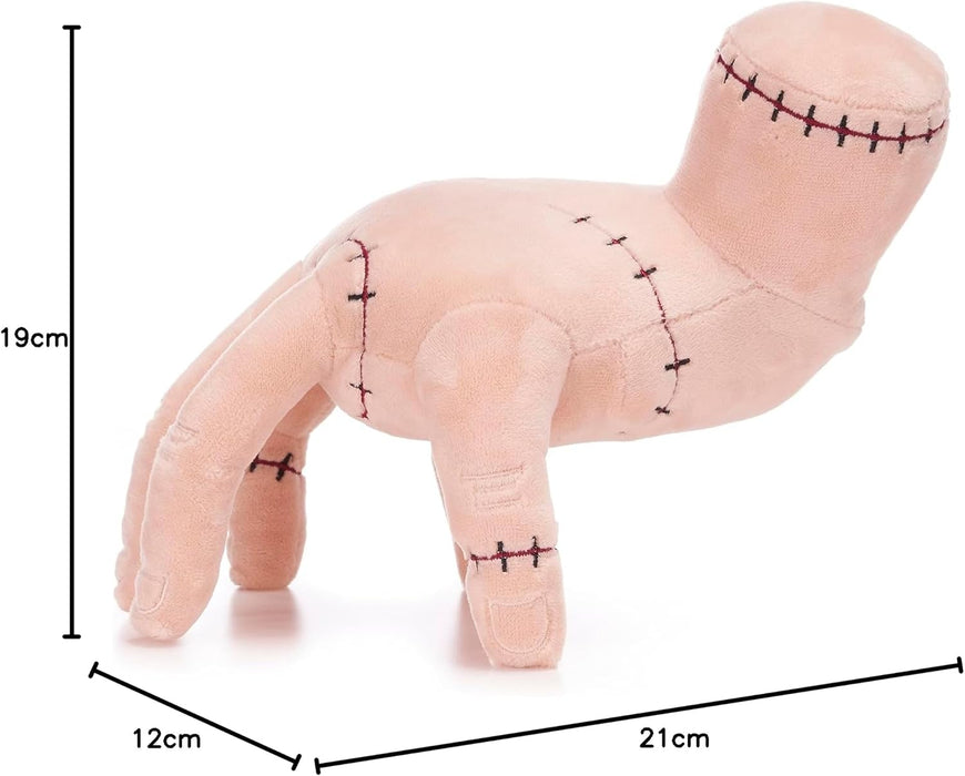 Wednesday 8.5" (21cm) The Thing Hand Plush Soft Toy On Display Plinth