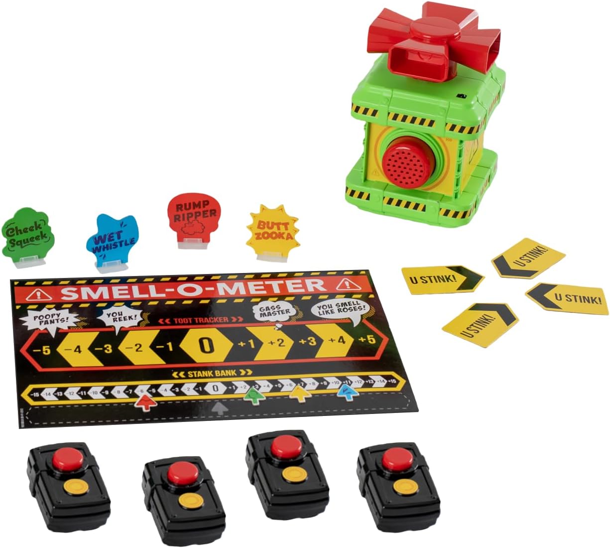 Goliath Games: Warning: This Game Farts | Sniff Out The Stinker To Win! | For 3-4 Players | For Ages 6 +, Black