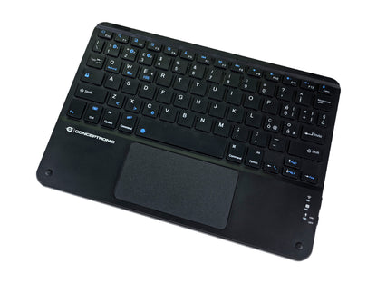 Conceptronic TOBIN01BIT 10-inch Bluetooth Touchpad Keyboard, QWERTY Italian