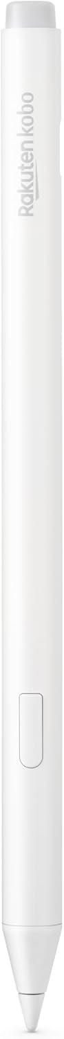 Kobo Stylus 2 | White | Mark Up, Write Notes and Make Highlights | Rechargeable via USB-C |Compatible with 7" Libra Colour eReader & Kobo Sage eReader