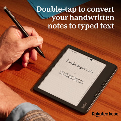 Kobo Stylus 2 | White | Mark Up, Write Notes and Make Highlights | Rechargeable via USB-C |Compatible with 7" Libra Colour eReader & Kobo Sage eReader