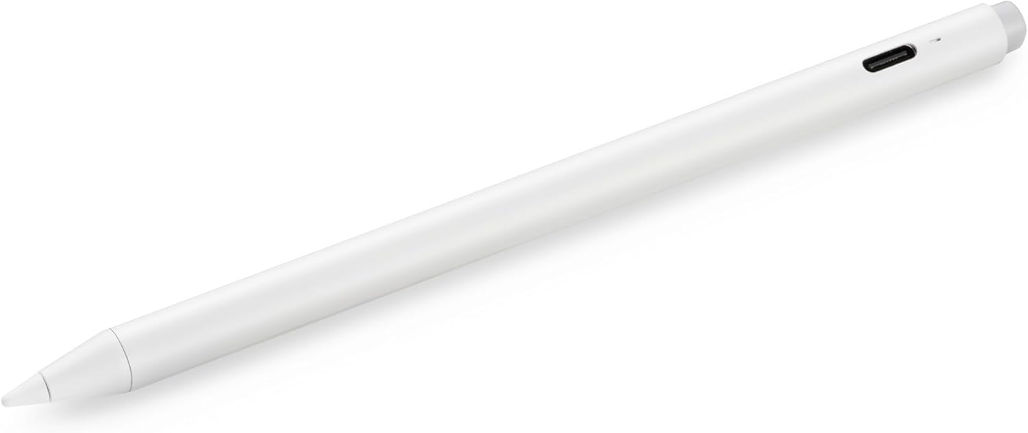 Kobo Stylus 2 | White | Mark Up, Write Notes and Make Highlights | Rechargeable via USB-C |Compatible with 7" Libra Colour eReader & Kobo Sage eReader