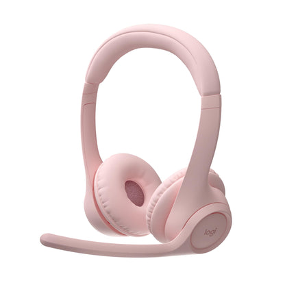 Logitech Zone 300 Casque Bluetooth sans Fil avec Microphone Anti-Parasite, Compatible avec Windows, Mac, Chrome, Linux, iOS, iPadOS, Android - Rose