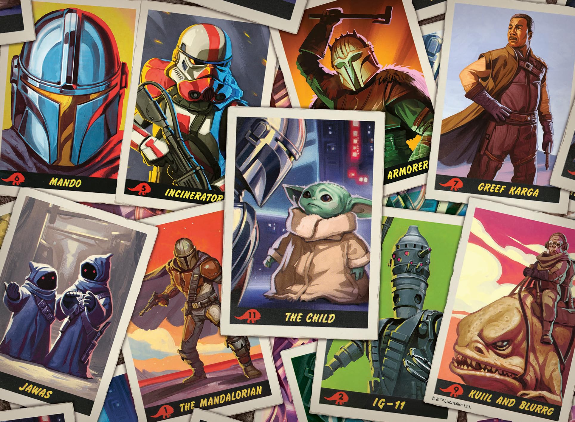 Ravensburger Star Wars-The Mandalorian: in Search of The Child 500 Piece Jigsaw Puzzle | Unique Piece Design | Softclick Technology | Ideal for Adults and Family