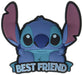 Monogram Novelty Magnet - Disney - Stitch - My Best Friend Soft Touch PVC New 85796