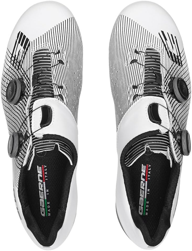 Gaerne Carbon G Fuga Road Cycling Shoes 2025: White/Black 41