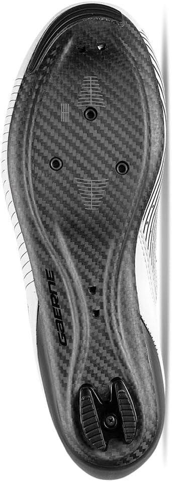 Gaerne Carbon G Fuga Road Cycling Shoes 2025: White/Black 46