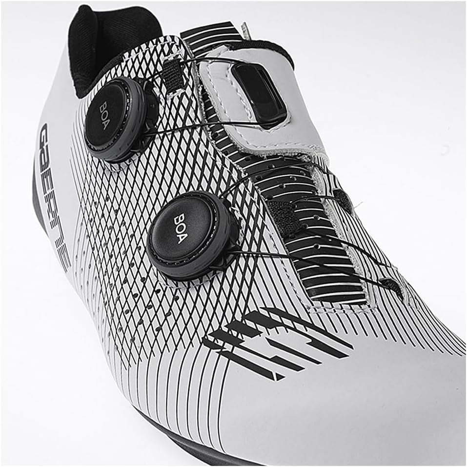Gaerne Carbon G Fuga Road Cycling Shoes 2025: White/Black 43
