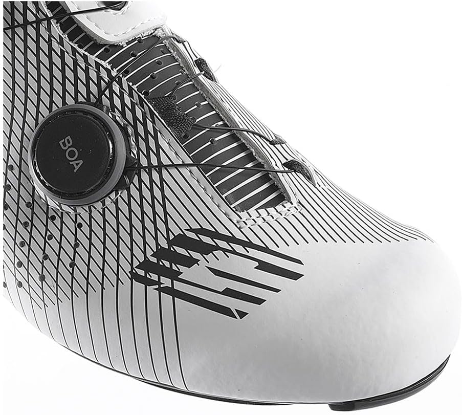 Gaerne Carbon G Fuga Road Cycling Shoes 2025: White/Black 43