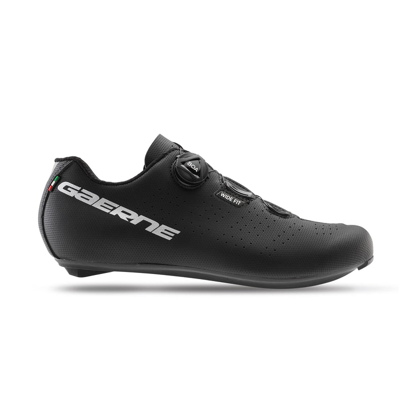 Gaerne Sprint Wide Road Cycling Shoes 2025: Matt Black 44