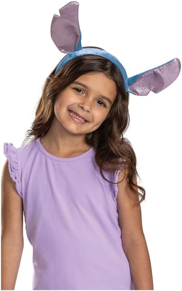 Disney Lilo & Stitch Ears Headband For Kids, Official Disney by Disguise, Inspired by Stitch Movie, Adorable Fancy Dress for Kids, Shimmer Detailing, One Size