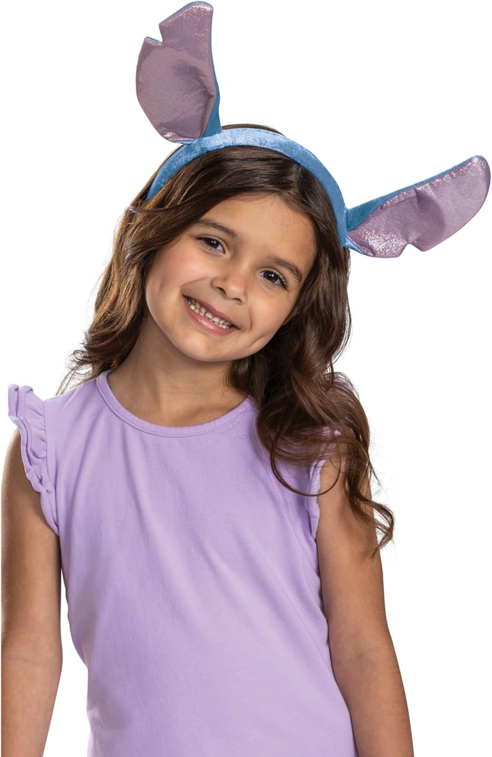 Disney Lilo & Stitch Ears Headband For Kids, Official Disney by Disguise, Inspired by Stitch Movie, Adorable Fancy Dress for Kids, Shimmer Detailing, One Size