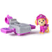 PAW Patrol - Action Pups - Skye-speelfiguur en hoverboard-vliegtuig met opklapbare vleugels