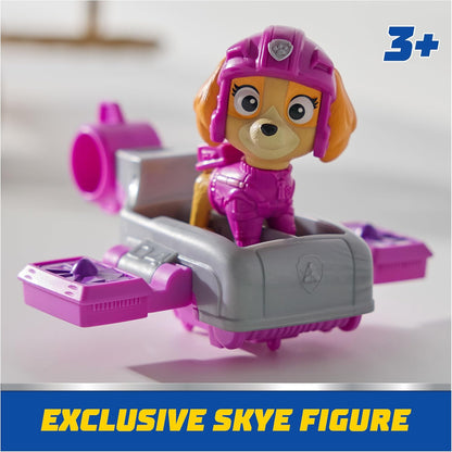 PAW Patrol - Action Pups - Skye-speelfiguur en hoverboard-vliegtuig met opklapbare vleugels