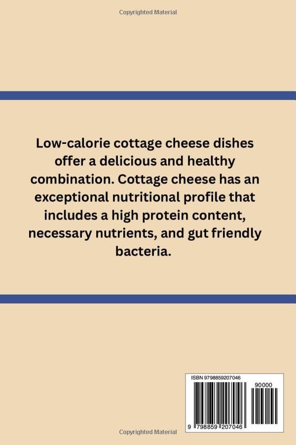 Low-calorie Cottage Cheese Cookbook