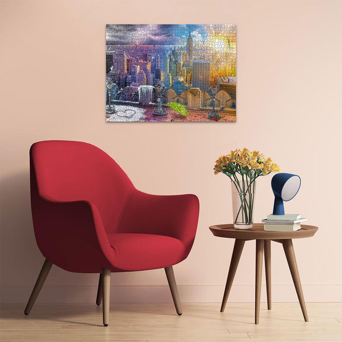 Ravensburger 12000698 - Estaciones de Nueva York - Puzzle 1500 Piezas – Puzzle Adultos y niños a patir de 14 años, Puzzles de Ciudades - New York