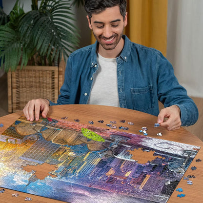 Ravensburger 12000698 - Estaciones de Nueva York - Puzzle 1500 Piezas – Puzzle Adultos y niños a patir de 14 años, Puzzles de Ciudades - New York