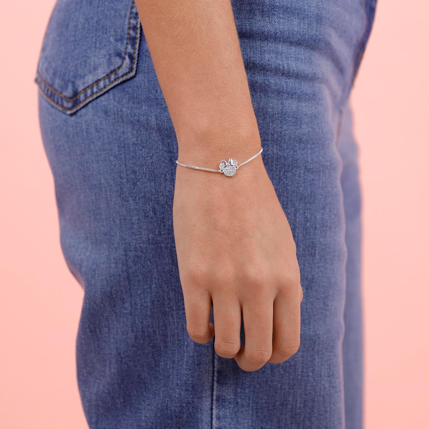 Disney - Minnie Mouse Crystal Lariat Bracellet