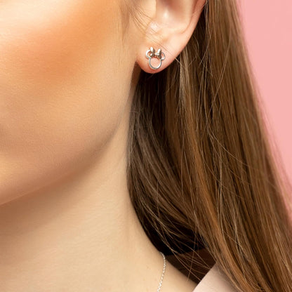 Disney - Brass TT Cut-Out Minni Earring