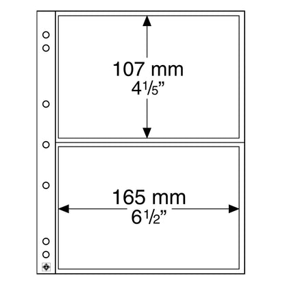 Leuchtturm NH02 10 NUMIS Münzhüllen 2 Fächer